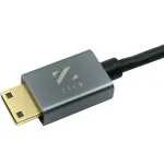 ZILR Hyper-Thin High-Speed Mini-HDMI to HDMI Cable with Ethernet (17.7in) 1
