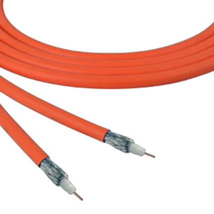 Belden 4855R 12G-SDI 75 Ohm 4K UHD Mini Coax Video Cable - Orange -1000FT