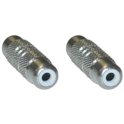 RCA Coupler, Female / Female All Metal