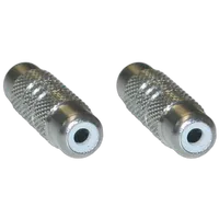 RCA Coupler, Female / Female All Metal 0