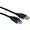 USB Type A Male / Type B Male Cable, 2.0 Version, Black, 10 ft