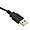 USB Type A Male / Mini-B Male Cable, 4 Pin, Black, 6 ft