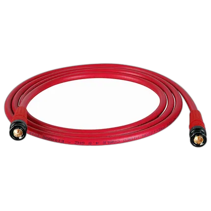 Belden 1694A SDI-HDTV RG6 Red 10Ft. w/Trompeter B/G BNC