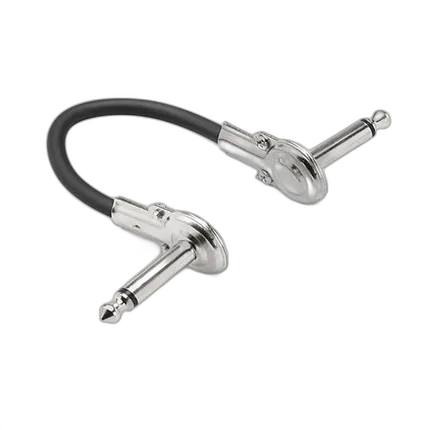 Hosa Technology Professional 1/4in Right-Angle to 1/4in Right Angle Coupler