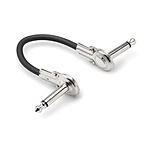 Hosa Technology Professional 1/4in Right-Angle to 1/4in Right Angle Coupler