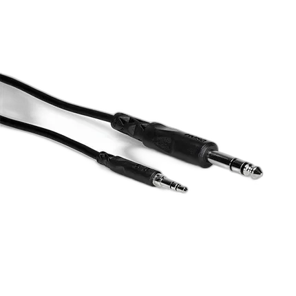 Hosa Technology Stereo Mini Male to Stereo 1/4in Male Cable - 10FT