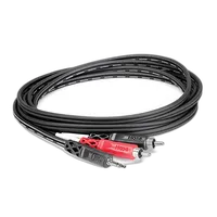 Hosa Technology Stereo Mini Male to 2 RCA Male Y-Cable (6FT) 1