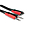 Hosa Technology Two 1/4in Phone Male to Two RCA Male Unbalanced Cable 6.6FT