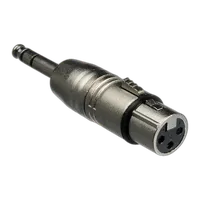 Hosa Technology GXP143 Stereo Male 1/4in Phone to Female 3-Pin XLR Adapter 0