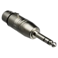 Hosa Technology GXP143 Stereo Male 1/4in Phone to Female 3-Pin XLR Adapter 1