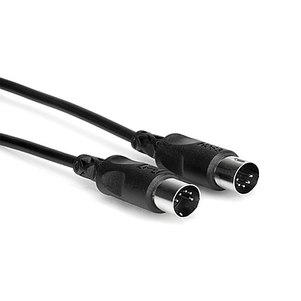 Hosa Technology MIDI to MIDI (STD) Cable (5FT, Black)