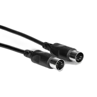 Hosa Technology MIDI to MIDI (STD) Cable (5FT, Black) 0