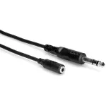 Hosa Technology Stereo Mini Female to Stereo 1/4in Male Headphone Ext. Cable 0