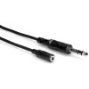 Hosa Technology Stereo Mini Female to Stereo 1/4in Male Headphone Ext. Cable
