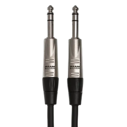 Hosa Technology Balanced 1/4in TRS Male to 1/4in TRS Male Audio Cable (5FT)