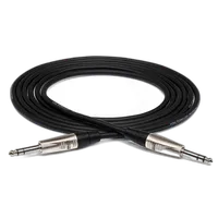 Hosa Technology Balanced 1/4in TRS Male to 1/4in TRS Male Audio Cable (5FT) 1
