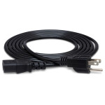 Hosa Technology Extension Cable with IEC Female Connector (18 AWG,Black,8ft)