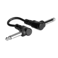 Hosa Technology 1/4in Right Angle Male to 1/4in Right Angle Male - 6 Pack 0