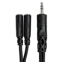 Hosa Technology Stereo Mini (3.5mm) Male to 2 Stereo Mini (3.5mm) Female Y 1