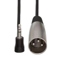 Hosa Technology Stereo 3.5mm Mini Right-Angle Male to XLR Male Cable (5FT) 2