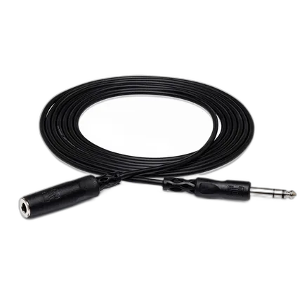Hosa Technology Stereo 1/4in Female Phone to 1/4in Male Phone TRS Headphone