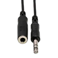Hosa Technology Stereo 1/4in Female Phone to 1/4in Male Phone TRS Headphone 1