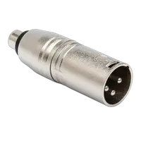 Hosa Technology GXM133 Female RCA to Male 3-Pin XLR Adapter 1