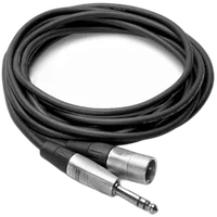 Hosa Technology Balanced 1/4in TRS Male to 3-Pin XLR Male Audio Cable (5FT) 0