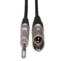 Hosa Technology Balanced 1/4in TRS Male to 3-Pin XLR Male Audio Cable (5FT) 1