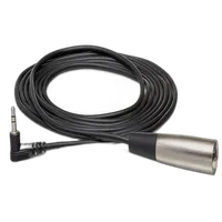 Hosa Technology Stereo 3.5mm Mini Right-Angle Male to XLR Male Cable (10FT) 0
