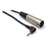 Hosa Technology Stereo 3.5mm Mini Right-Angle Male to XLR Male Cable (10FT) 1