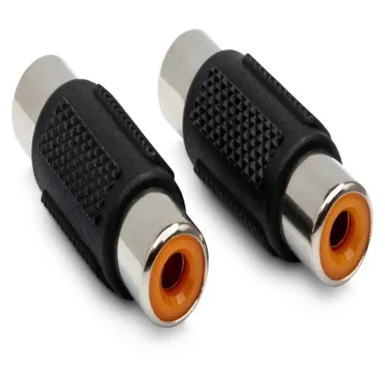 Hosa Technology GRA101 Female RCA to Female RCA Adapter- 2 Pieces
