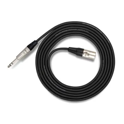 Hosa Technology Balanced 1/4in TRS Male to 3-Pin XLR Male Audio Cable (3FT)