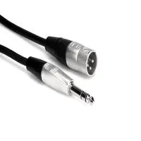 Hosa Technology Balanced 1/4in TRS Male to 3-Pin XLR Male Audio Cable (3FT) 1