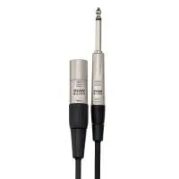 Hosa Technology Balanced 1/4in TRS Male to 3-Pin XLR Male Audio Cable (3FT) 3
