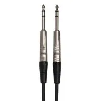 Hosa Technology Balanced 1/4in TRS Male to 1/4in TRS Male Audio Cable (10FT) 1