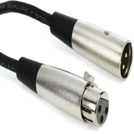 Hosa Technology 3-Pin XLR Male to XLR Female Balanced Interconnect Cable 5ft