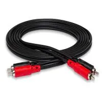 Hosa Technology 2 RCA Male to 2 RCA Male Dual Cable (Nickel Contacts) - 10FT 0