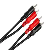 Hosa Technology 2 RCA Male to 2 RCA Male Dual Cable (Nickel Contacts) - 10FT 2