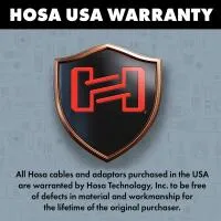 Hosa Technology 2 RCA Male to 2 RCA Male Dual Cable (Nickel Contacts) - 10FT 5