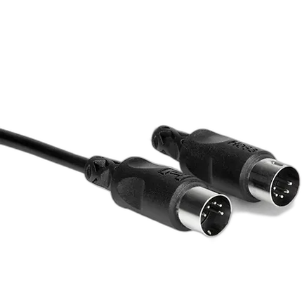 Hosa Technology MIDI to MIDI (STD) Cable (1FT, Black)