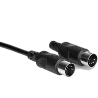 Hosa Technology MIDI to MIDI (STD) Cable (1FT, Black) 0