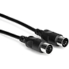 Hosa Technology MIDI to MIDI (STD) Cable (1FT, Black)