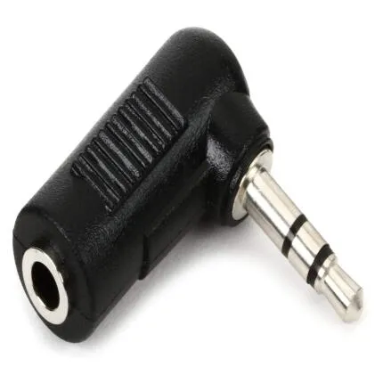 Hosa Technology GMP272 Male Stereo Mini to Female Stereo Mini Angled Adapter