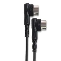 Hosa Technology MIDI Angled to MIDI Angled Cable (3FT) 2