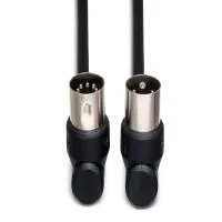 Hosa Technology MIDI Angled to MIDI Angled Cable (3FT) 3