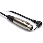 Hosa Technology Mini Stereo Male to 3-pin XLR Female Angled