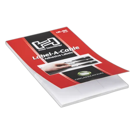 Hosa Technology LBL-466 - Peel and Stick Vinyl Cable Labels (60 Pieces)