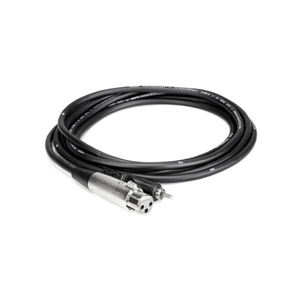 Hosa Technology XLR Female to RCA Male Audio Interconnect Cable - 5FT