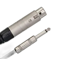 Hosa Technology Impedance Transformer 3-Pin XLR Female to 1/4in TS Male 1